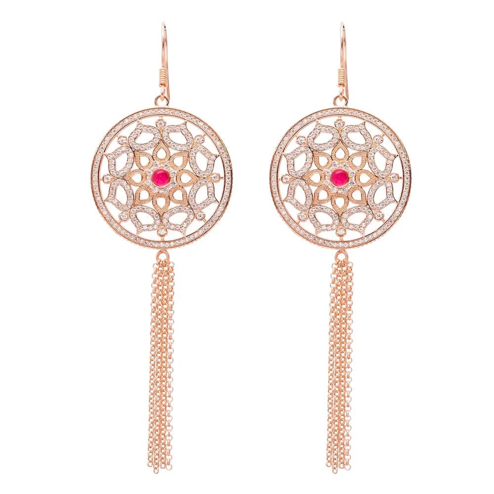 Tassle Hook Earrings Turkish Wholesale 925 Sterling Silver Jewelry