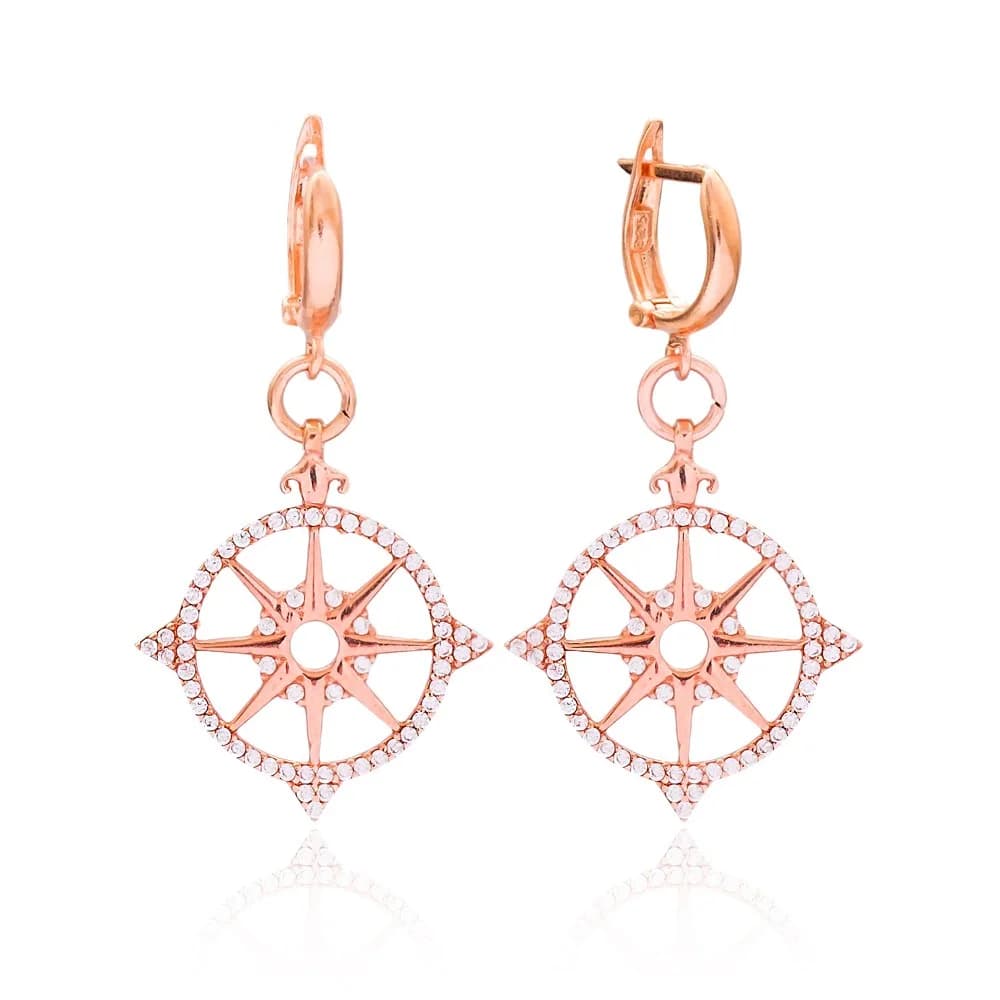 Pole Star Earring Wholesale Handmade Turkish 925 Silver Sterling Jewelry