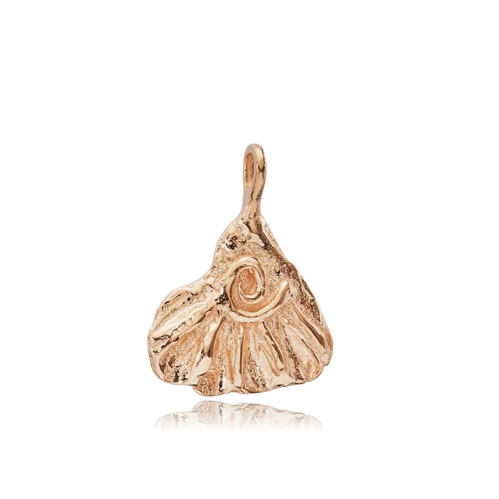 Spiral Sun Pendant Charm Silver Jewelry
