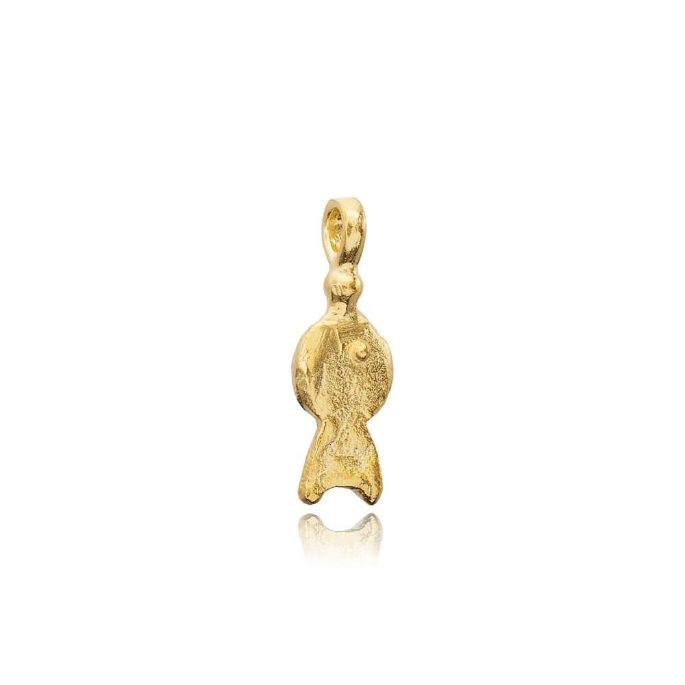 Fish Figure Pendant Charm Silver Jewelry