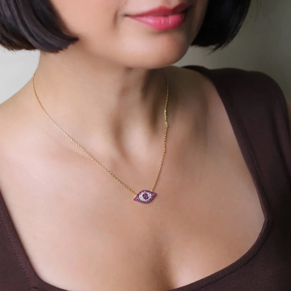 Evil Eye Pendant Turkish Wholesale Sterling Silver Jewelry