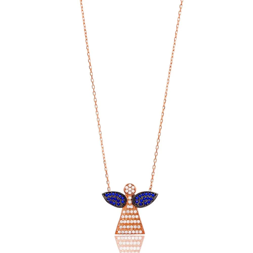 Dalicate Angel Pendant Turkish Wholesale Sterling Silver Jewelry
