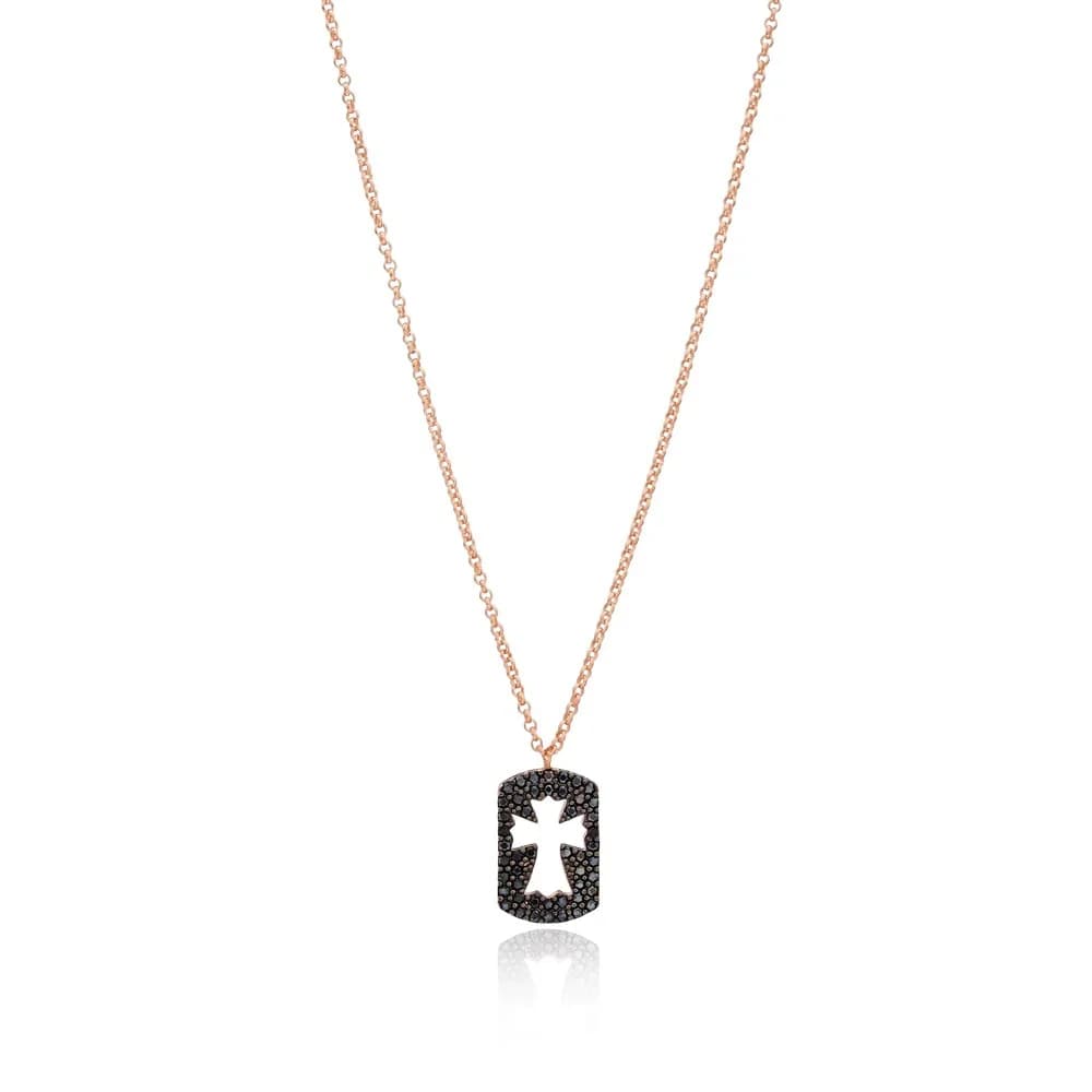 Delicate Cross Pendant Turkish Wholesale 925 Sterling Silver Jewelry
