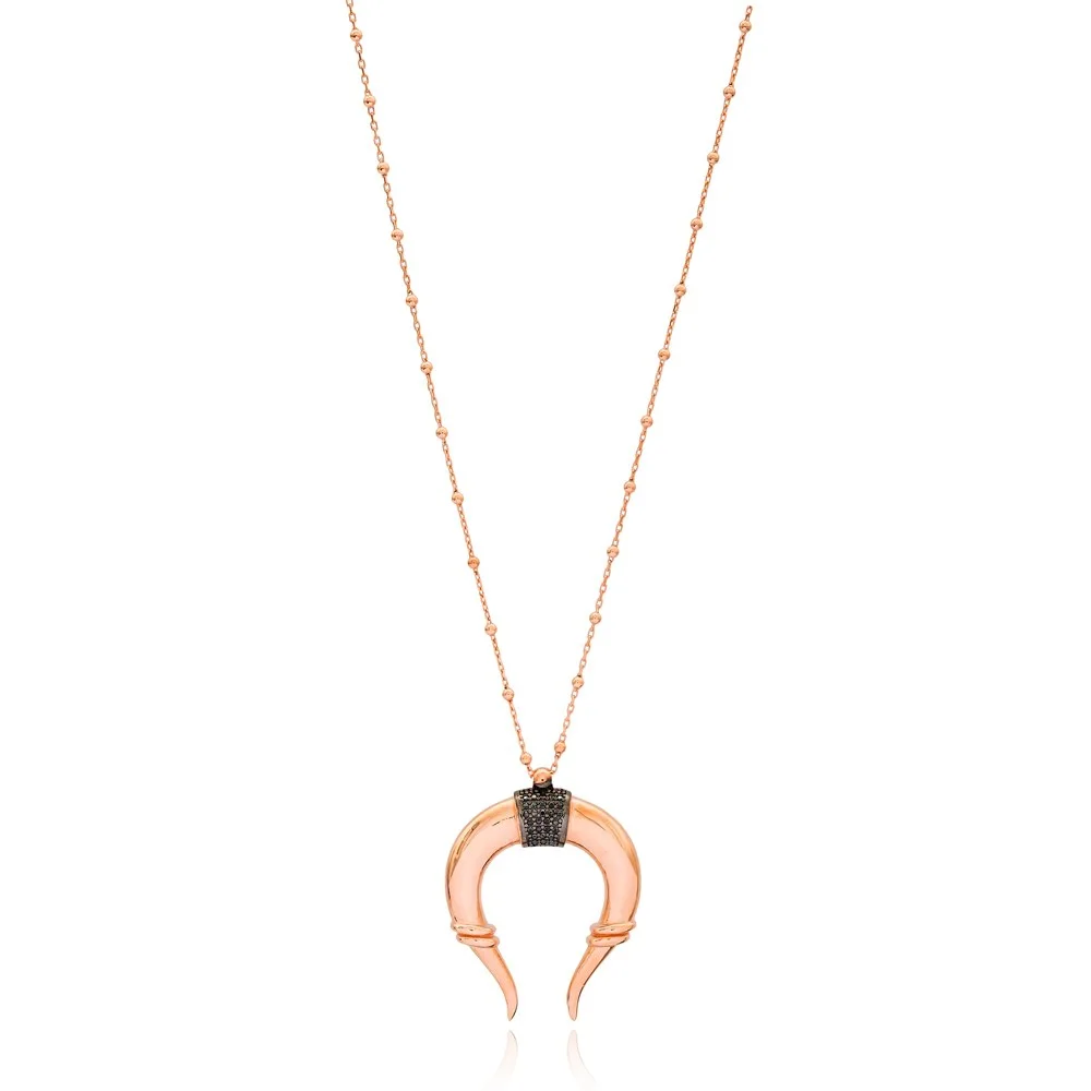 Horn Design Pendant Wholesale 925 Sterling Silver Jewelry