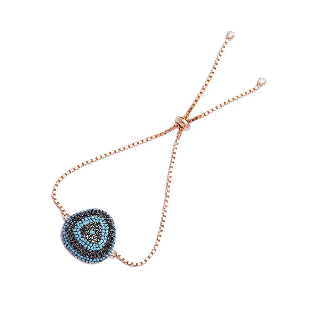 Sterling Silver Wholesale Handcraft Evil Eye Tennis Bracelet