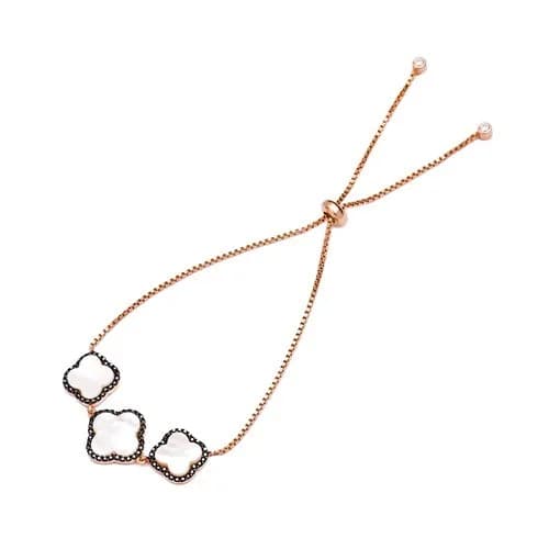 Clover Silver Sterling Tennis Wholesale Handcraft Jewelry Bracelet