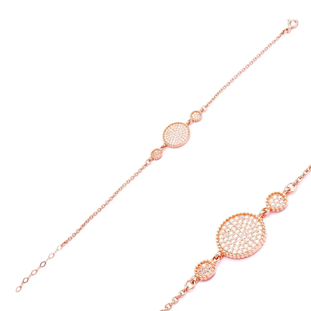 Minimal Design 925 Sterling Silver Delicate Round Bracelet